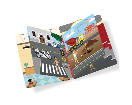 Набір для творчості Melissa&Doug Об'ємні багаторазові наліпки Професії (MD9426)