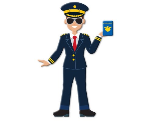Набір для творчості Melissa&Doug Об'ємні багаторазові наліпки Професії (MD9426)