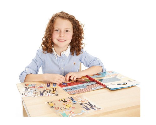 Набір для творчості Melissa&Doug Об'ємні багаторазові наліпки Професії (MD9426)