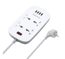 Мережевий фільтр живлення ColorWay 4 розетки/4USB White 1.8м (1QC3.0 + 3 AUTO ID) (CW-CHU44QW)