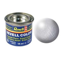 Аксесуари до збірних моделей Revell Фарба емалева № 90. Срібло металік. 14 мл (RVL-32190)