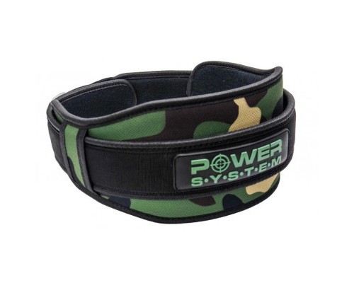 Атлетичний пояс Power System Predator PS-3220 Camo L (PS_3220_L_Camo)