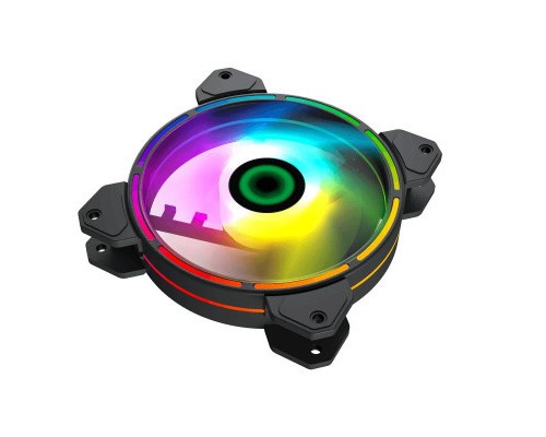 Кулер до корпусу Gamemax FN-12Rainbow-D