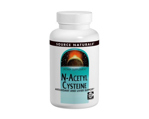 Амінокислота Source Naturals NAC (N-Ацетил-L-Цистеин) 600мг, 60 таблеток (SN0850) Амінокислота Source Naturals NAC (N-Ацетил-L-Цистеин) 600мг, 60 таблеток (SN0850)