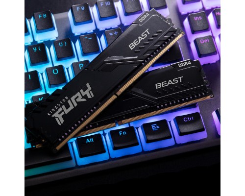 Модуль пам'яті для комп'ютера DDR4 8GB 2666 MHz Fury Beast Black Kingston Fury (ex.HyperX) (KF426C16BB/8) Модуль пам'яті для комп'ютера DDR4 8GB 2666 MHz Fury Beast Black Kingston Fury (ex.HyperX) (KF426C16BB/8)