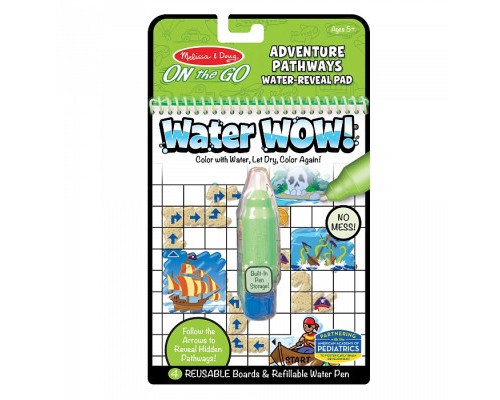 Набір для творчості Melissa&Doug чарівна водна розмальовка Шляхи пригод (MD30174) Набір для творчості Melissa&Doug чарівна водна розмальовка Шляхи пригод (MD30174)
