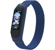 Ремінець до фітнес браслета Armorstandart Braided Solo Loop для Xiaomi Mi Band 4/5/6 Blue size S (ARM59178)