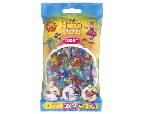 Набір для творчості Hama кольорових намистин 1000 шт термомозаіка (207-54)