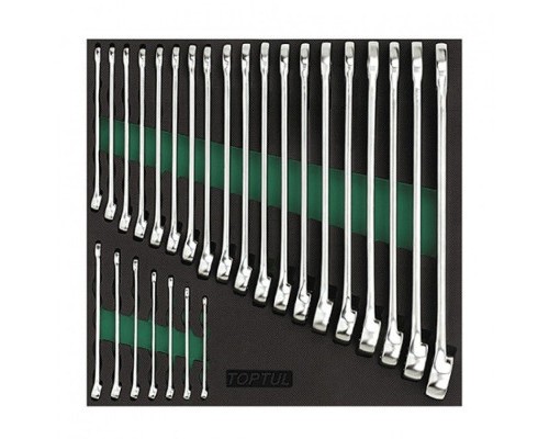 Ключ Toptul ключів комбінованих 26 шт 6-32 в ложементі (GVC2604)