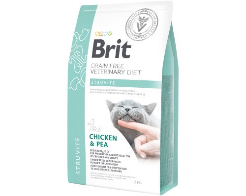 Сухий корм для кішок Brit GF VetDiets Cat Struvite 2 кг (8595602528271) Сухий корм для кішок Brit GF VetDiets Cat Struvite 2 кг (8595602528271)