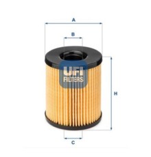 Фільтр масляний UFI 25.115.00