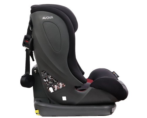Автокрісло Avova Sperling-Fix i-Size 1-2-3 Grey Black (4260621463134)