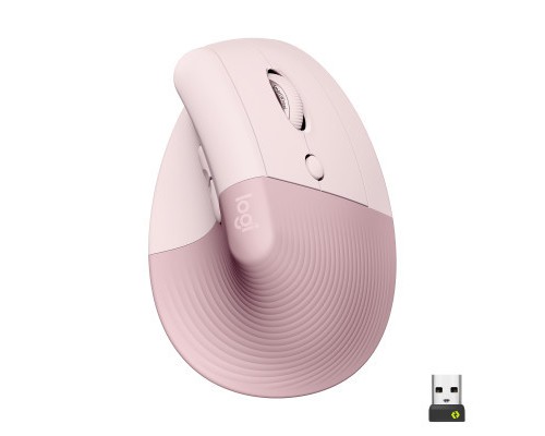 Мишка Logitech Lift Vertical Ergonomic Wireless/Bluetooth Rose (910-006478)