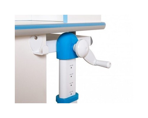 Парта Mealux Sherwood Energy стільниця біла/накладки на ніжках сір (BD-830 W/G Energy)