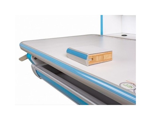 Парта Mealux Sherwood Energy стільниця біла/накладки на ніжках сір (BD-830 W/G Energy)