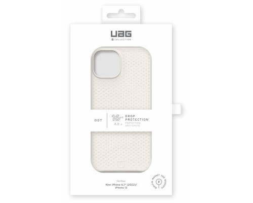 Чохол до мобільного телефона UAG [U] Apple iPhone 14 Dot Magsafe, Marshmallow (114080313535)