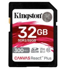 Карта пам'яті Kingston 32GB class 10 UHS-II U3 Canvas React Plus (SDR2/32GB)