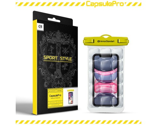 Чохол до мобільного телефона Armorstandart CapsulePro Waterproof Floating Case Yellow (ARM59235) Чохол до мобільного телефона Armorstandart CapsulePro Waterproof Floating Case Yellow (ARM59235)