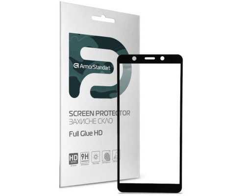 Скло захисне Armorstandart Full Glue HD TECNO POP 3 (BB2) Black (ARM65098)
