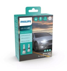 Автолампа Philips LED H7 11972U51Х2 12/24V Ultinon Pro5100 +160 (74243)