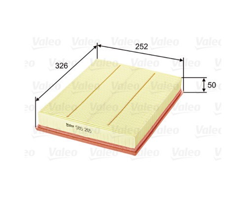Повітряний фільтр для автомобіля Valeo 585265