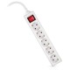 Мережевий фільтр живлення REAL-EL RS-Protect M 1.8m, white (EL122300025)