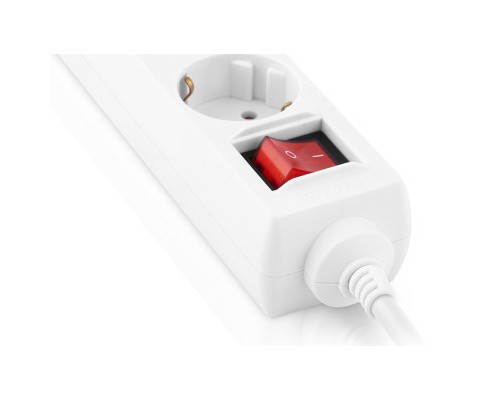 Мережевий фільтр живлення REAL-EL RS-Protect M 1.8m, white (EL122300025)