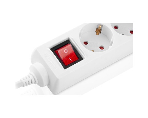 Мережевий фільтр живлення REAL-EL RS-Protect M 1.8m, white (EL122300025)