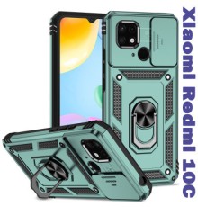 Чохол до мобільного телефона BeCover Military Xiaomi Redmi 10C Dark Green (708335)
