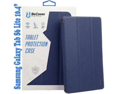 Чохол до планшета BeCover Soft Edge Pencil Mount Samsung Galaxy Tab S6 Lite 10.4 P610/P613/P615/P619 Deep Blue (708352)