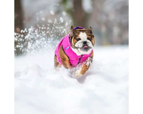 Курточка для тварин Airy Vest двостороння М 45 фіолетово-рожева (1578)