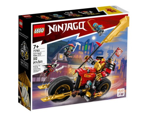 Конструктор LEGO Ninjago Робот-вершник Кая EVO 312 деталей (71783)