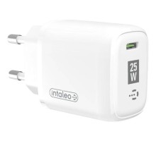 Зарядний пристрій Intaleo TCGQPD125 1хType-C 3A/25W QC/PD3.0 (1283126538827)