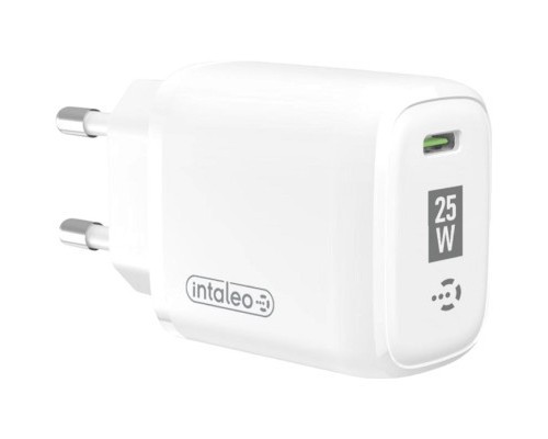 Зарядний пристрій Intaleo TCGQPD125 1хType-C 3A/25W QC/PD3.0 (1283126538827)