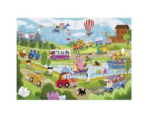 Пазл DoDo Віммельпазл Диво-транспорт, 60 елементів (300561)