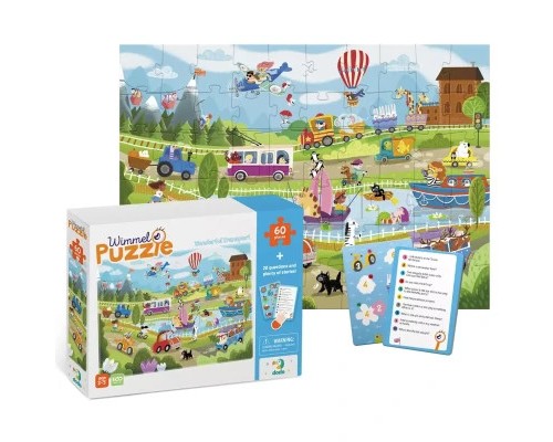 Пазл DoDo Віммельпазл Диво-транспорт, 60 елементів (300561)