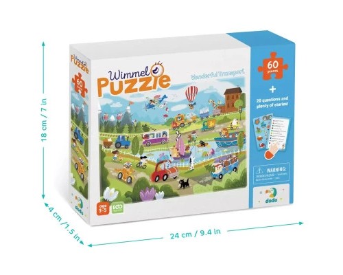 Пазл DoDo Віммельпазл Диво-транспорт, 60 елементів (300561)