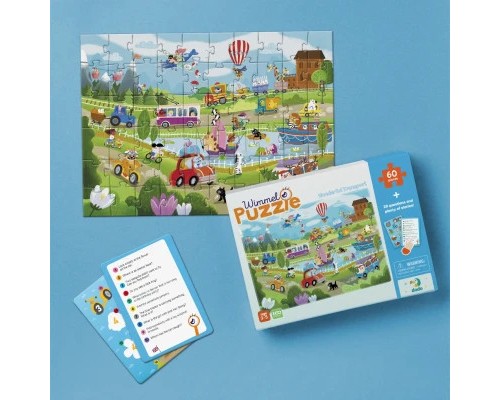 Пазл DoDo Віммельпазл Диво-транспорт, 60 елементів (300561)