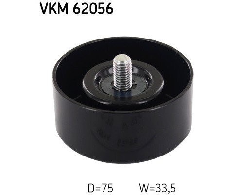 Ролик натягувача ременя SKF VKM 62056