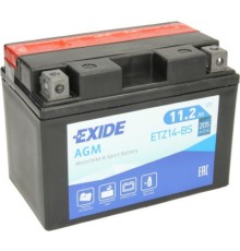 Акумулятор автомобільний EXIDE AGM 11,2Ah (+/-) (205EN) (ETZ14-BS)