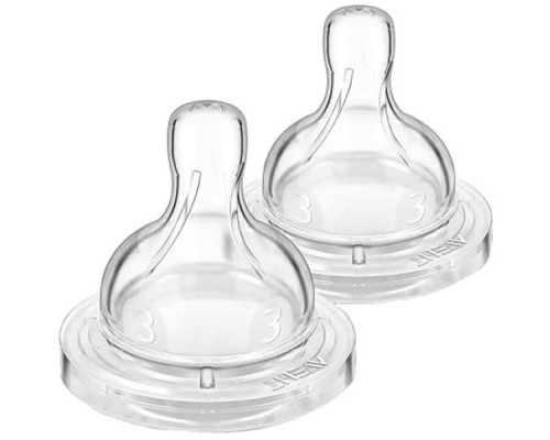 Соска Philips AVENT Анти-Колік, середній потік 3+ міс 2 шт (SCY763/02) Соска Philips AVENT Анти-Колік, середній потік 3+ міс 2 шт (SCY763/02)