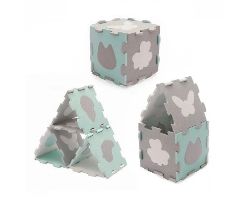 Дитячий килимок Kinderkraft Luno Shapes Mint 30 елементів (5902533919321) Дитячий килимок Kinderkraft Luno Shapes Mint 30 елементів (5902533919321)