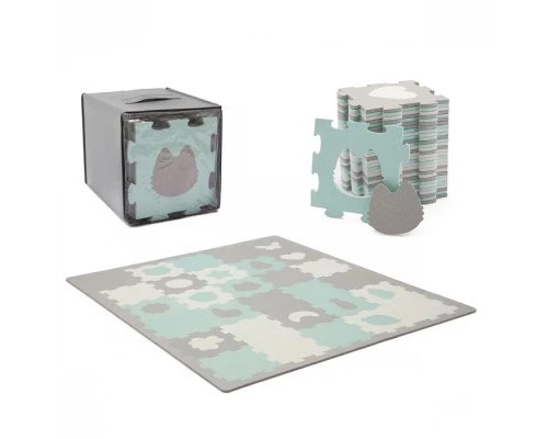 Дитячий килимок Kinderkraft Luno Shapes Mint 30 елементів (5902533919321) Дитячий килимок Kinderkraft Luno Shapes Mint 30 елементів (5902533919321)