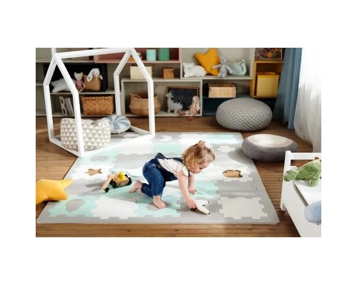 Дитячий килимок Kinderkraft Luno Shapes Mint 30 елементів (5902533919321) Дитячий килимок Kinderkraft Luno Shapes Mint 30 елементів (5902533919321)