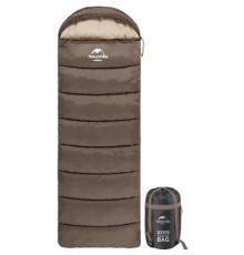 Спальний мішок Naturehike U150 NH20MSD07 Brown Right (6927595764381-R)