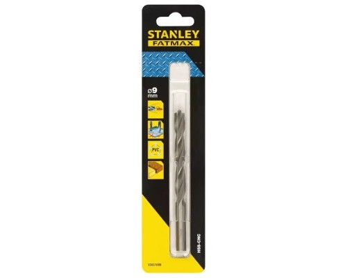 Свердло Stanley FatMax, по металу, d=9 мм., L=125 мм., WL=81 мм., 1 шт. (STA51098)
