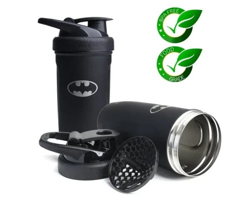 Шейкер спортивний SmartShake Reforce 900ml DC Batman Logo (11150601) Шейкер спортивний SmartShake Reforce 900ml DC Batman Logo (11150601)