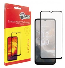 Скло захисне Dengos Full Glue Nokia C32 (black) (TGFG-306)