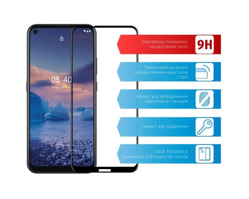Скло захисне ACCLAB Full Glue Nokia 5.4 (1283126510809)