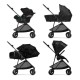 Коляска Cybex Коляска Melio Real Black (з бампером) (522002631)